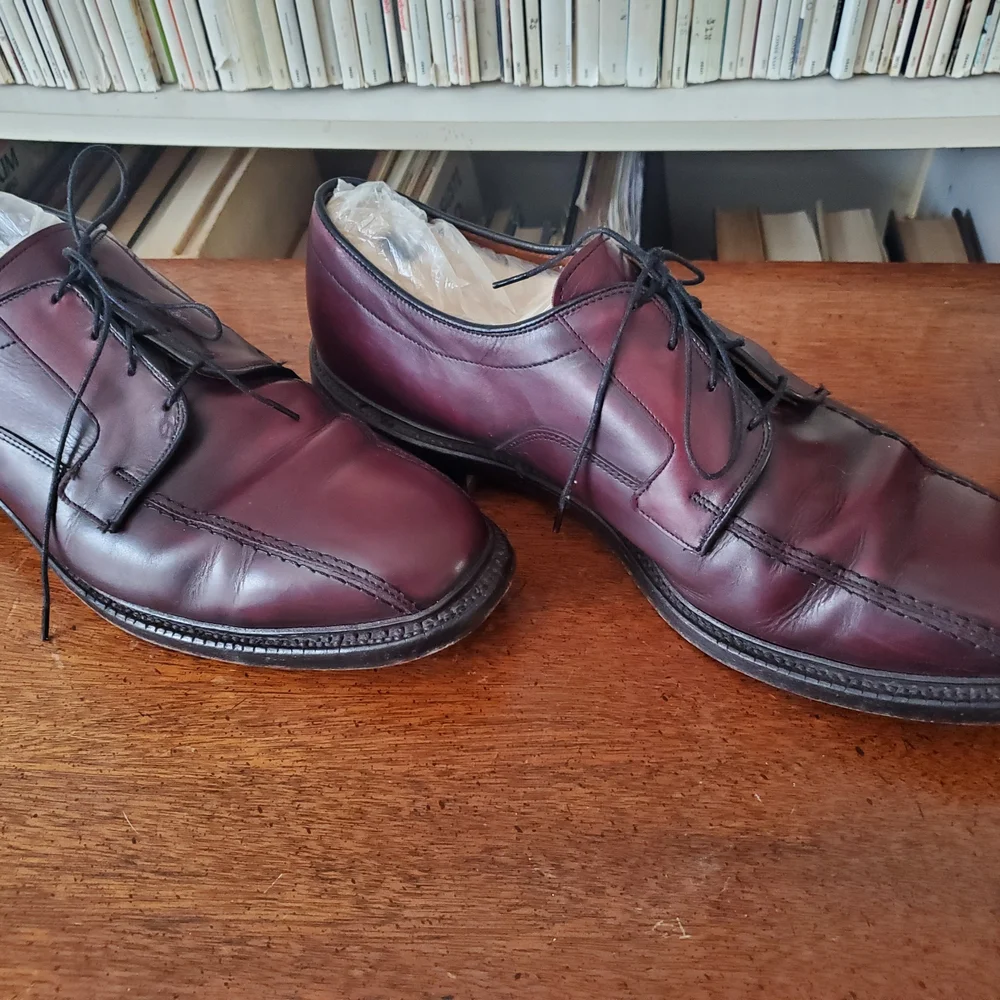 Allen Edmonds Hillcrest Mens Size 13 Cordovan Leather Oxfords Dress Shoes - Picture 2 of 5